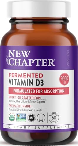 New Chapter Fermented Vitamin D3 2,000 IU, 60 Count - image 1