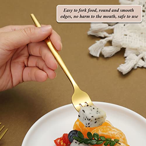 Evanda Gold Dessert Forks Set Of 6 Pack 6.3"/16.5Cm thumb #5