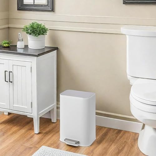 Bote de basura rectangular blanco TrailBlaze 12L miniatura 7