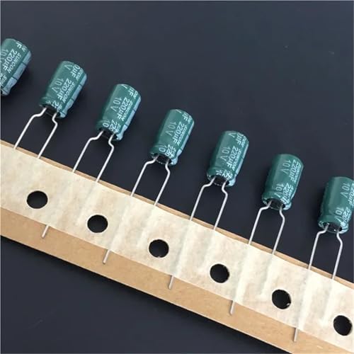 Condensateur 220uF 10V radial CZ lisseur de tension pour circuit imprimer