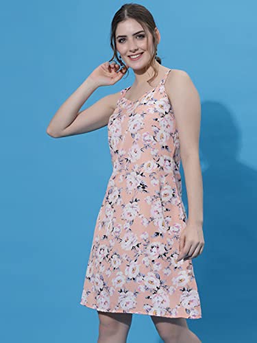 Image of OOMPH! Women's Crepe A-Line Mini Dress
