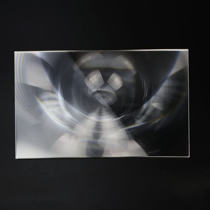 Lente di ingrandimento solare concentratore lenti 400x300mm grande lente ottica di plastica solare Fresnel PMMA per proiettore lunghezza focale 600mm 1pc (diametro: 400x300mm, lunghezza