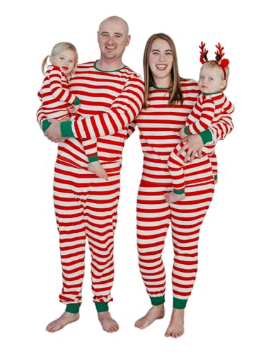 AVAUMA Matching Family Christmas Pajamas – Cotton Holiday PJs for Baby, Toddler, Kids, and Adults (Men & Women)