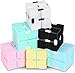 Magic Kaleidoscope Cube | Infinity Fidget Toy for Stress Relief | 4 Soothing Macaron Colors + 2 Surprise Editions | Perfect ADHD Sensory Toy & Desk Decor for Adults | Unique Gift Idea.