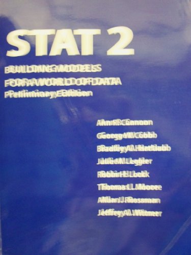 Stat2 Building Models for a World of Data (Prel... 1429289899 Book Cover