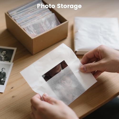 Image of Simetufy 1280 Sheets 20x30 White Tissue Paper Bulk for Packing Moving