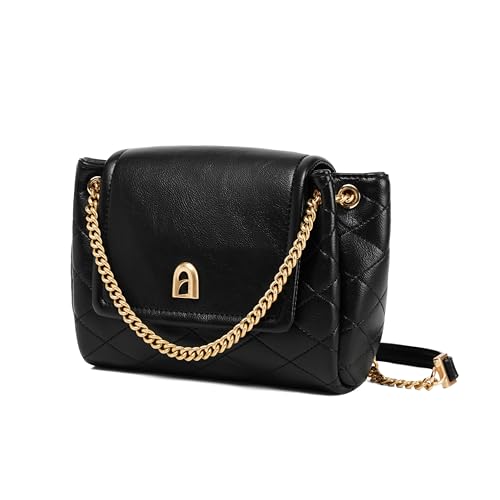 LAFESTIN Small Quilted Crossbody Bags For Women With Chain Strap, Trendy Shoulder Bag Soft Clutch Womens Crossbody Handbags - Main Image