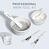 Silicone-Face-Mask-Mixing-Bowl-Set-DIY-Face-Mask-Brush-Mixing-Set-with-Facial-Mask-Bowl-Spatula-Measuring-Cup-Spoon-7-IN-1-SPA-Face-Mask-Applicators-with-Stylish-Makeup-Bag Face Mask Mixing Bowl Set with Silicone Facial Bowls, Brushes, Spatula, Measuring Cup + Scoop, Reusable Makeup Pad, Stylish Makeup Bag, 8 in 1 Esthetician Tool Kit, SPA Quality