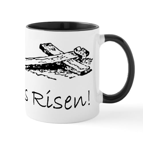 Taza de cerámica CafePress 11 oz Blanca miniatura 1