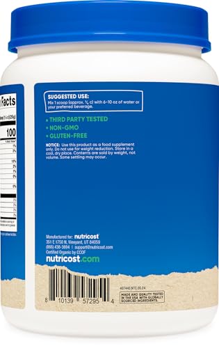 Nutricost NTC-10524 Organic Whey Protein Concentrate thumb #3