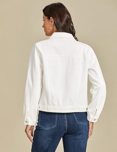 luvamia Denim Jackets for Women Trendy Casual Button Down Relaxed Fit Western Trucker Distressed Jean Jacket with Pocket3