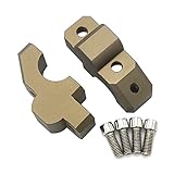Material: CNC Aluminium Luckyhfj Motorrad-Griff-Balken-Riser-Klemme verlängert Lenkeradapter-Halterung/Fit für Yamaha MT09 Tracer 900 FZ09 (Color : Aluminum)