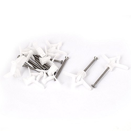 Aexit 10pcs Expanding Anchors Aircraft Airplane Expansion Tube Anchor w Expansion Anchors 3.5x50mm Screw