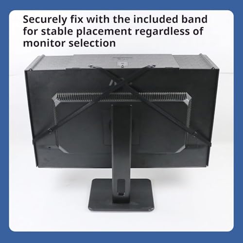 Image of Monitor Hood for 17-27 Inch Screens (Frame Width 16.1-27.9in, Measure Monitor Outer Frame Before Purchase)