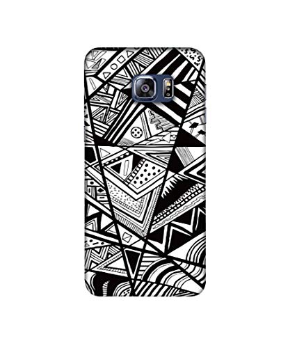 Image of Amazon Brand - Solimo Designer Random Pattern 3D Printed Hard Back Case Mobile Cover for Samsung Galaxy S6 Edge Plus