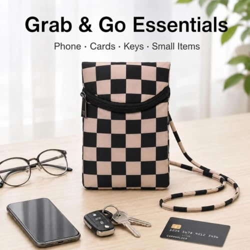 Image of Small Crossbody Women Cell Phone Purse Wallet Bag With Shoulder Strap