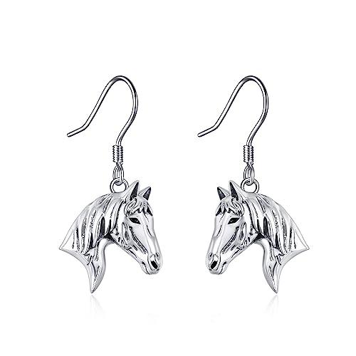 Cat/Horse/Pig Earrings for Women 925 Sterling Silver Cute Animal Dangle Earrings Jewelry Gifts for Women Mom Daughter Wife