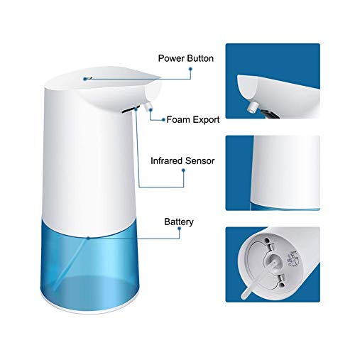 Distributeur automatique de savon en mousse, pompe à savon liquide, 350 ml – vue 4