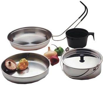 Texsport T13156 Stainless Steel Mess Kit