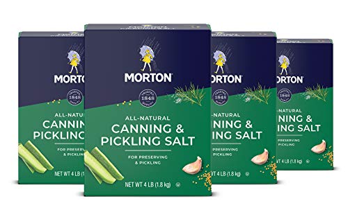 Morton Canning & Pickling Salt, 4lbs, 4 boxes