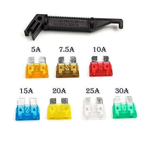 Fuse 12. 0PCS.Medium Size Car Vehicle Circuit Blade for Automotive Boat Assortment Set with Holder