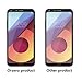 (2 Pack) Orzero for LG Q6, Q6a, G6 Mini, Q6 Plus Tempered Glass Screen Protector, 2.5D Arc Edges 9 Hardness HD Full-Coverage (Lifetime Replacement)