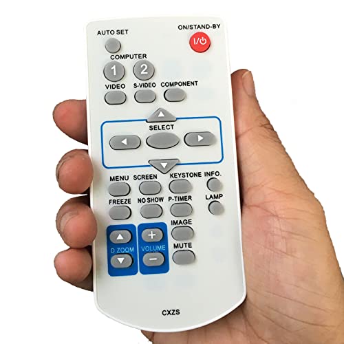 Replacement Projector Remote Control Compatible for Eiki Projectors LC-XB250A, LC-XB250W, LC-XB43N, LC-XBL20, LC-XBL21W, LC-XBL25, LC-XBL26W