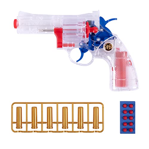 Fesvasdee Clear Housing Toy Revolver Foam Blaster With Elite Soft Foam Darts For Nerf Guns Toys Gun Set For Kids Ages 5 6 7 8 Medium #TOP5
