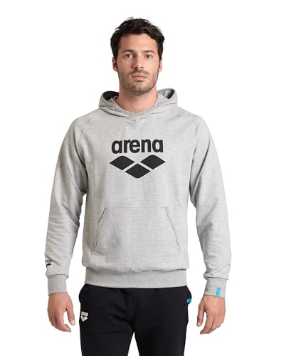 ARENA Unisex Adults Graphic Fleece Hoodie Sweatshirt Regular Fit Front Pocket