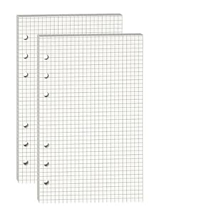 THXFUNAREA 2 Pack A6 Nachfüllpapier Kariert