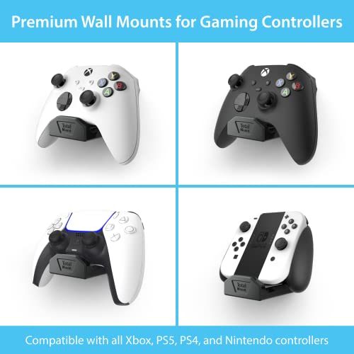 Totalmount (2 Pack) Controller Wall Stands With Non-Slip Pads & Removable Adhesive For Xbox, Ps5, Ps4, And Nintendo – These Premium Holders Won’t Damage Your Wall With Screws Or Permanent Adhesive #TOP1