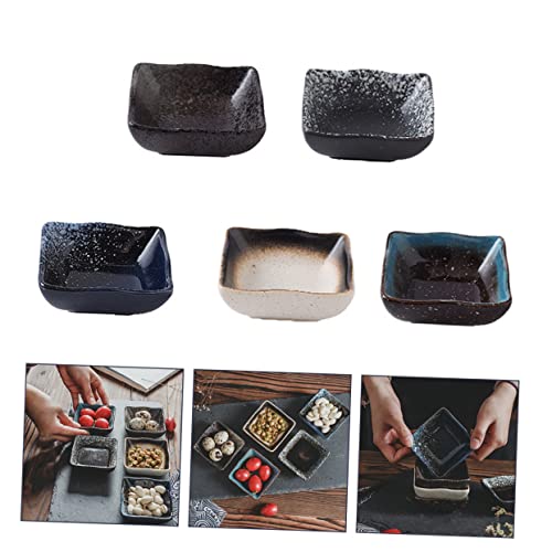 Platos de sushi cerámicos snack 5 piezas miniatura 5