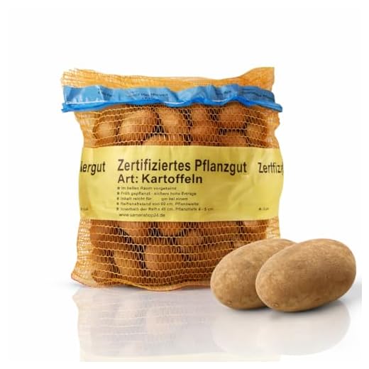Samenshop24® Pflanzkartoffeln Sorte: Linda, Inhalt: 2,5kg ca. 35 Stück, Premium Saatkartoffeln, Zertifiziertes Pflanzgut, das Original vom Fachmann