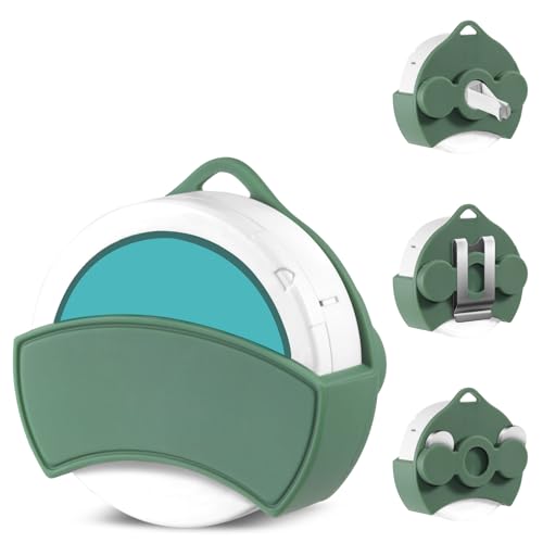 OFBIC Holster Clip Compatible with ZYN Silicone Holder with Strong Magnet Clip Mounts on Car Sun Visor Vent Belt Backpack (Green)