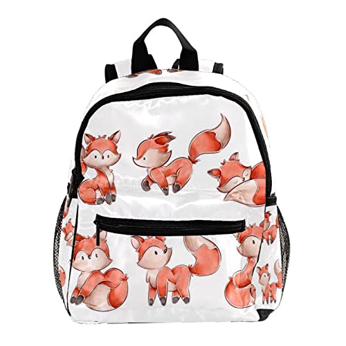 Sac à dos pour garçons motif renard de 30.5 cm idéal pour la maternelle