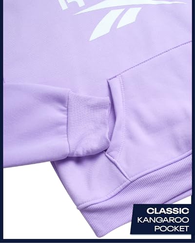 Reebok Girls Sweat Suit Set - 3 Piece Matching Set with Short Sleeve Graphic Tee Sweatpants and Hoodies for Teen Girls4