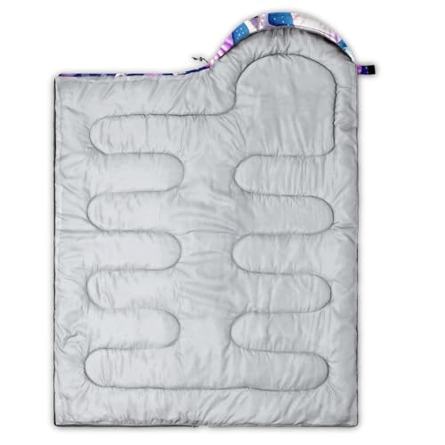 Image of QOOMO Camping Sleeping Bags,3 Season Warm & Cool Weather,Lightweight,Waterproof Sleeping Bags for Adults & Kids,Traveling,and Outdoors,Camping Gear Equipment