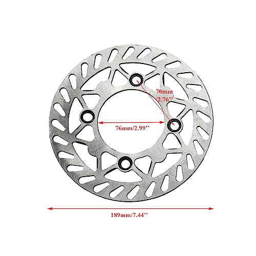 Image of PRO BAT Front Disc Hydraulic Brake Master Cylinder Caliper Assembly + 190mm /7.48 inch Disc Brake Rotor + Brake Pads for 50cc 70cc 90cc 110cc 125cc Chinese Dirt Bike Pit Bike Atomik SSR Apollo