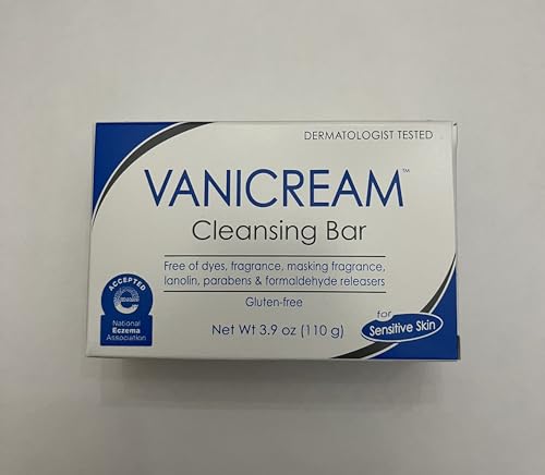 Vanicream Cleasing Bar for Sensitive Skin 3.9oz (Pack of 8)