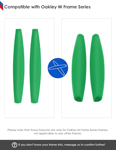 Image of BLAZERBUCK Replacement Earsocks for Oakley M Frame Series Sunglasses