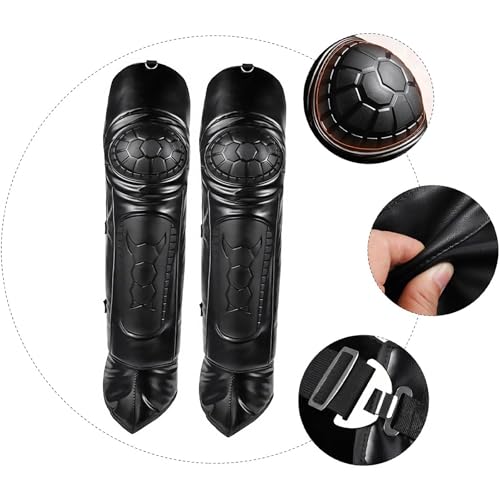 Image of Motorcycle Knee Pads, Leg Warmer, Cold Protection, Adjustable Straps - Protective Gear for Motocross, Snowmobiling, Urban Riding