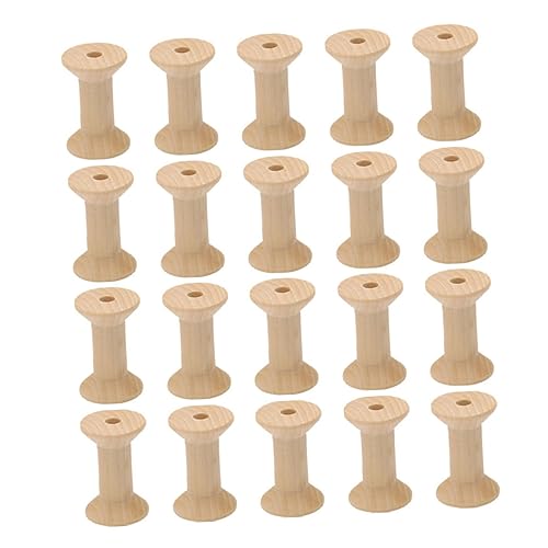 50 Pcs Bobina De Madera Portatil Equipo Mini Tablero De Dibujo Carrete De Alambre Caballete Portátil Cortadora Portátil Aspiradoras De Autos Sin Cable Accesorio Bambú LALAFINA