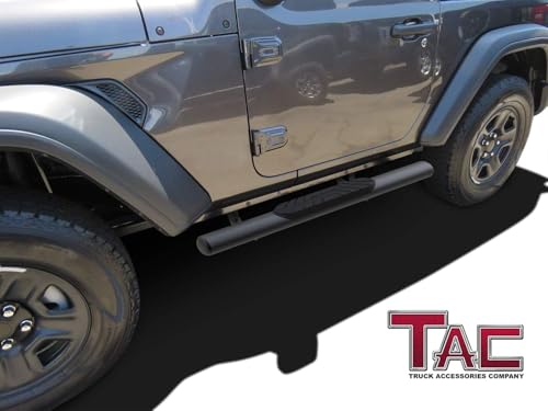 Estribos laterales 4 pulgadas TAC para Jeep Wrangler JL 2 puertas miniatura 3
