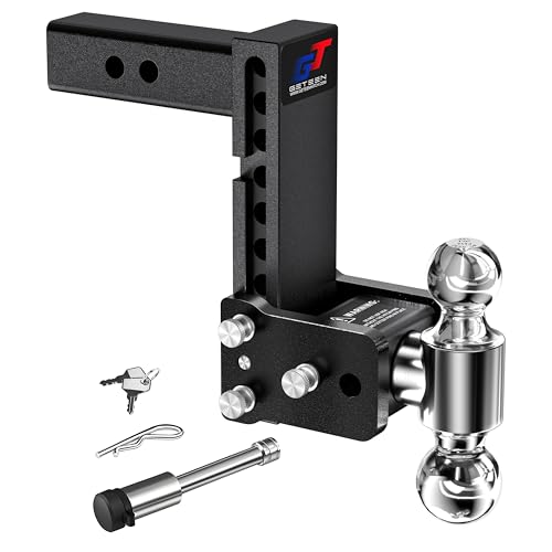 Geteen Trailer Hitches, Adjustable Trailer Hitch Ball Mount - Fits 2.5