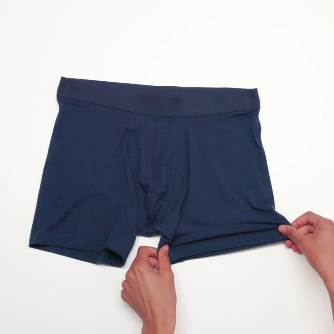 ZAKIRA Boxer Uomo In Tencel Modal – 3 Pezzi, Slip Elasticizzati, Traspiranti, Morbidi E Ad Asciugatura Rapida – Taglia S, Blu Navy - 4