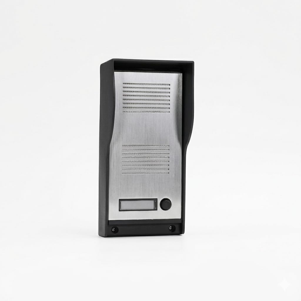 Mercury Système Audio téléphonique à 2 Fils – Communication bidirectionnelle Claire, unité extérieure résistante aux intempéries et contrôle de Verrouillage électronique, système d'interphone
