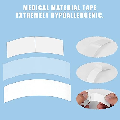 Foto von SAVITA 36St Klebeband für Perücken - Unsichtbar Wasserdicht Doppelseitiges Extra Stark zum Fixieren von Toupet (Weiss)