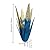 Yaoemei Tequila Rustic Sculpture, Metal Agave Statues Garden Hand Painted Decor for Yard Lawn Patio, Home Outdoor Courtyard Decoration with Solar Light Hollowed Leaves, Ornament Gifts (Blue, Size)