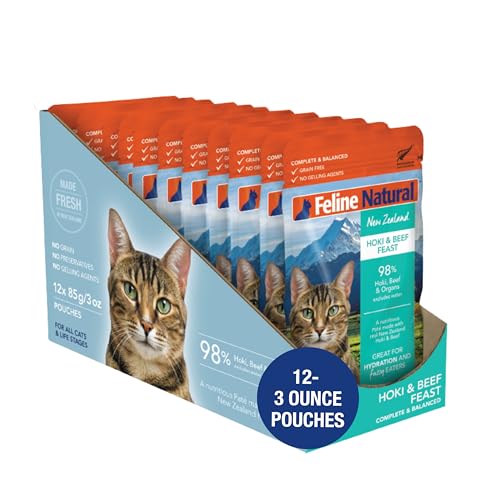 Feline Natural New Zealand Pâté Wet Cat Food Pouch, High-Meat,