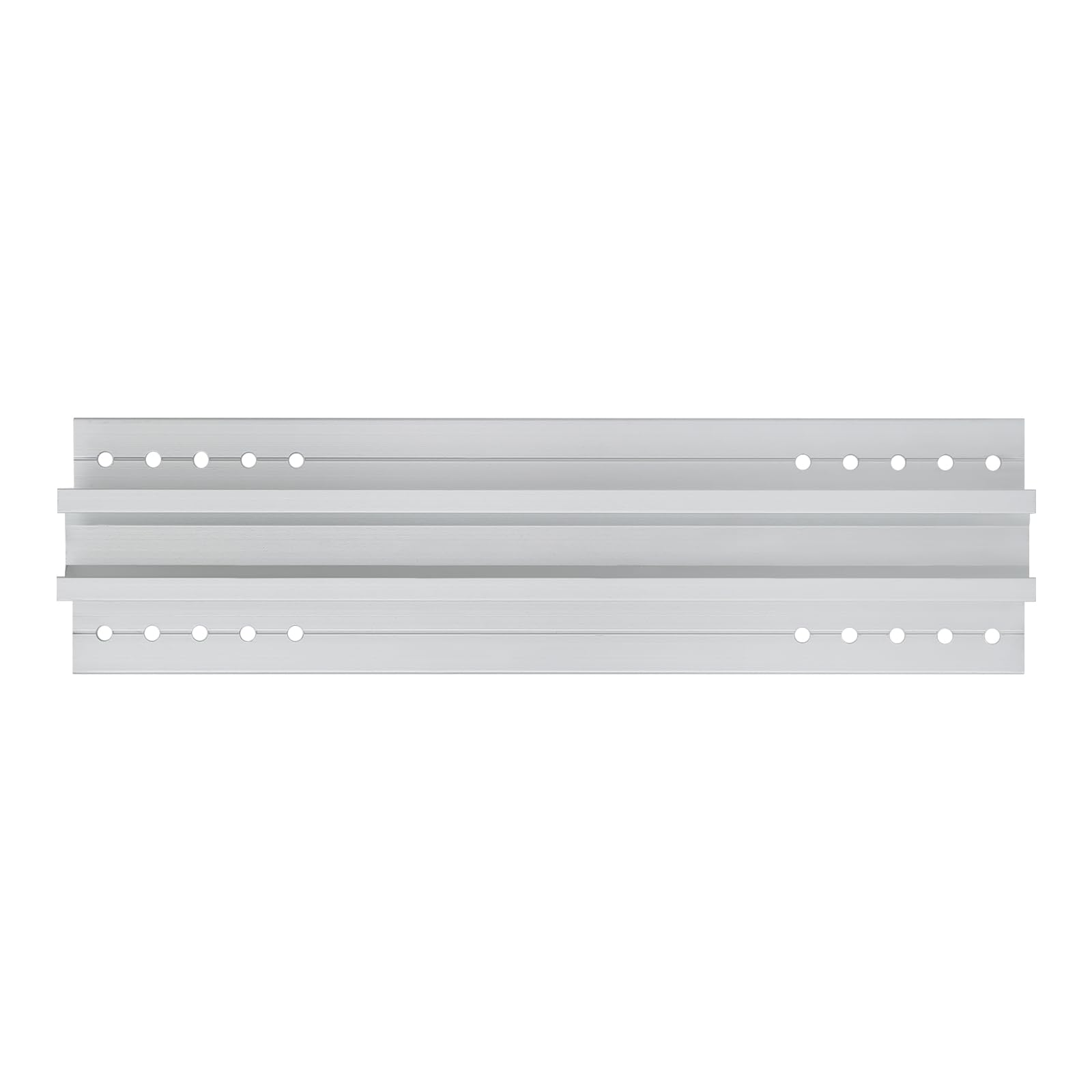 Set di 10 supporti per pannello solare, per tetto in mattoni PV | Sistema di montaggio in alluminio con 10 binari, 4 terminali e 6 morsetti centrali, viti e cuscinetti, per pannelli solari